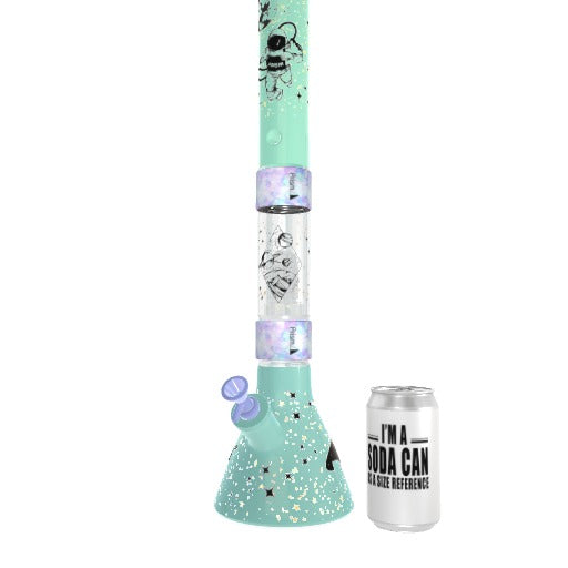 White Spaced Out Beaker Single Stack