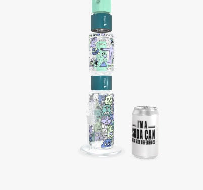 Color Percolated Beaker Double Stack