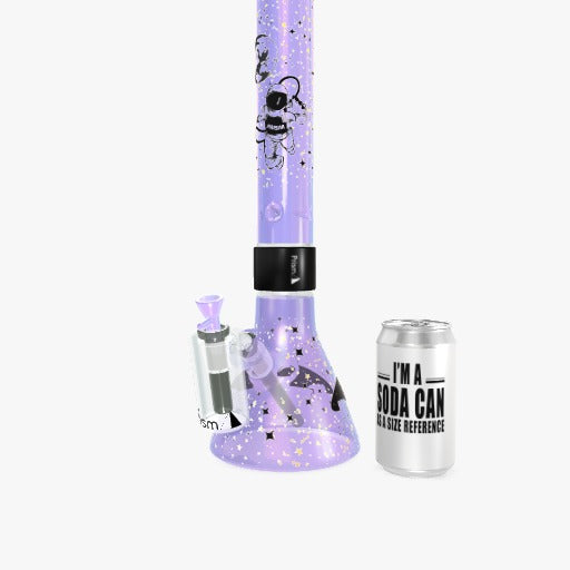 White Spaced Out Beaker Single Stack