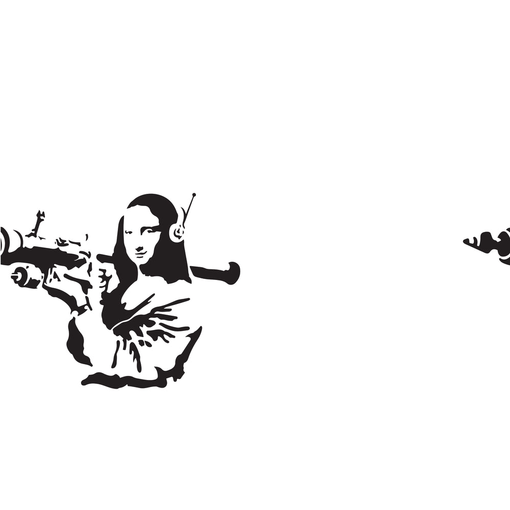 Big Honeycomb Base Banksy Decal