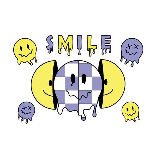 Straight Tube Base Smile Decal