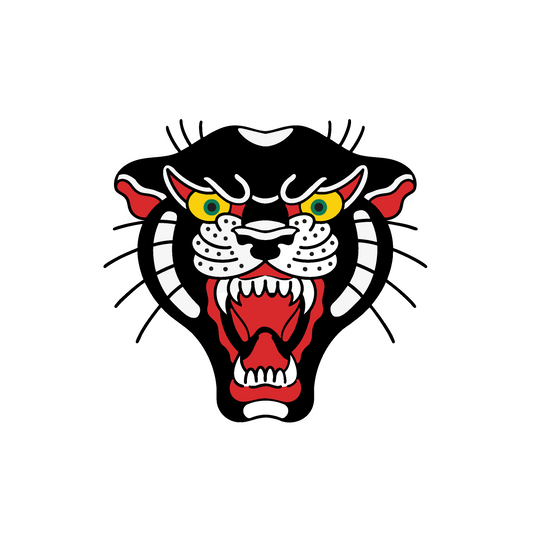 Straight Tube Base Inked Decal