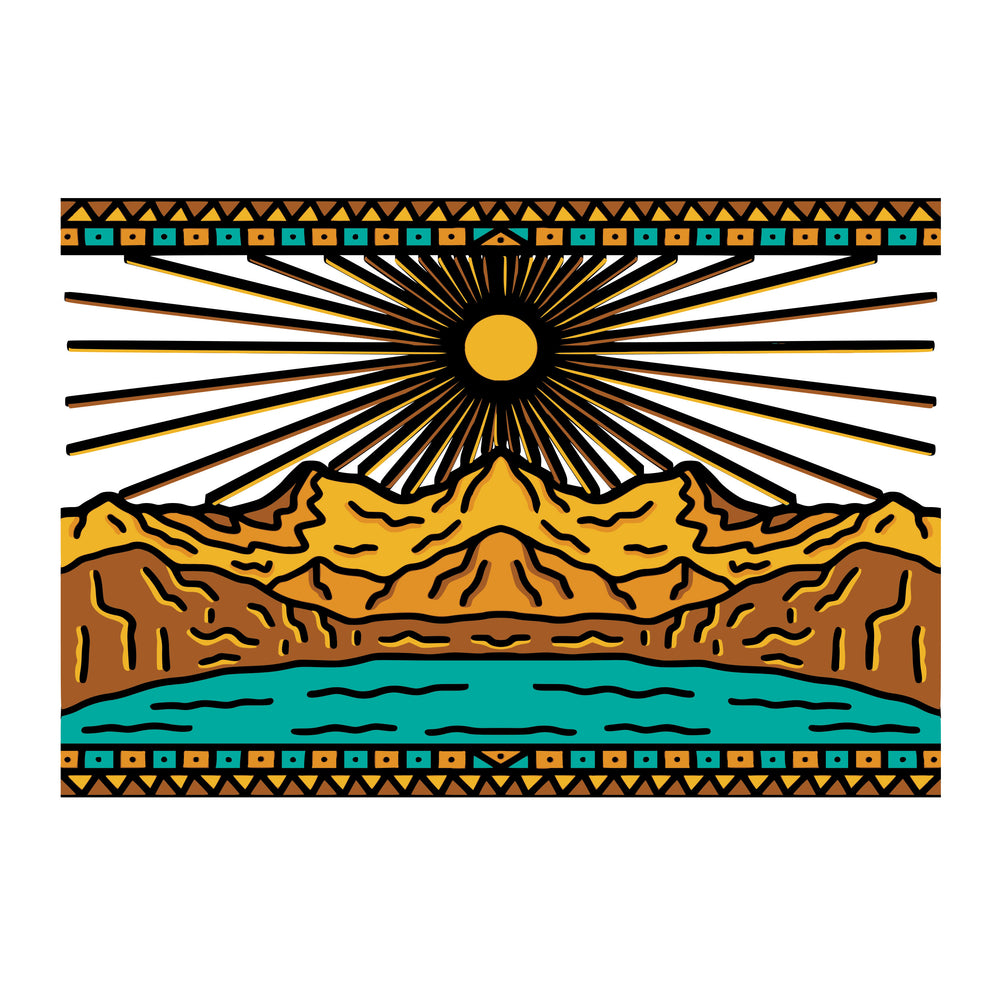 Big Honeycomb Base Desert Dream'n Decal