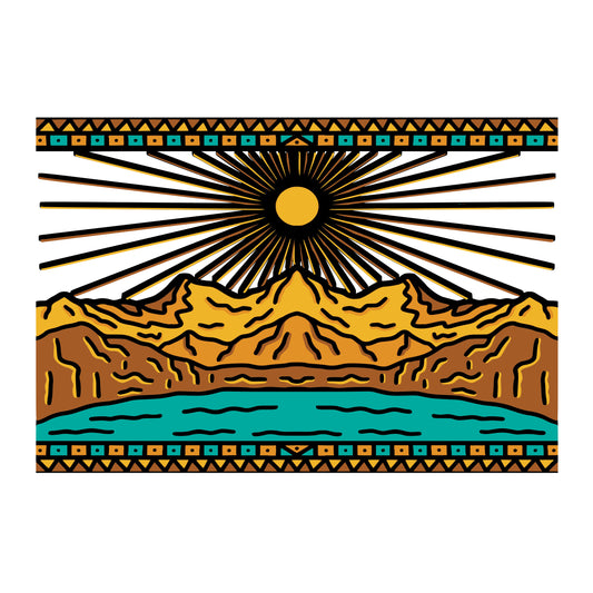 Big Honeycomb Base Desert Dream'n Decal