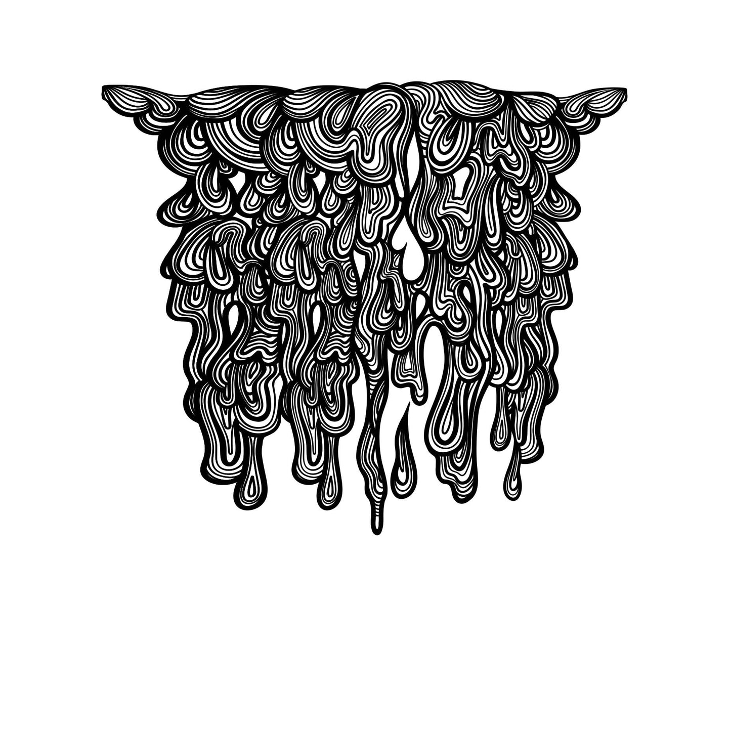Standard Honeycomb Base Drippy Decal