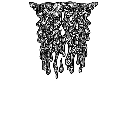 Tall Mouthpiece Drippy Decal