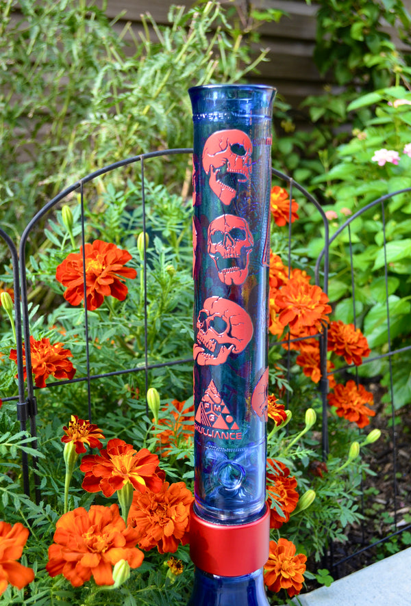 SKULLIANCE Etched Tall Mouthpiece