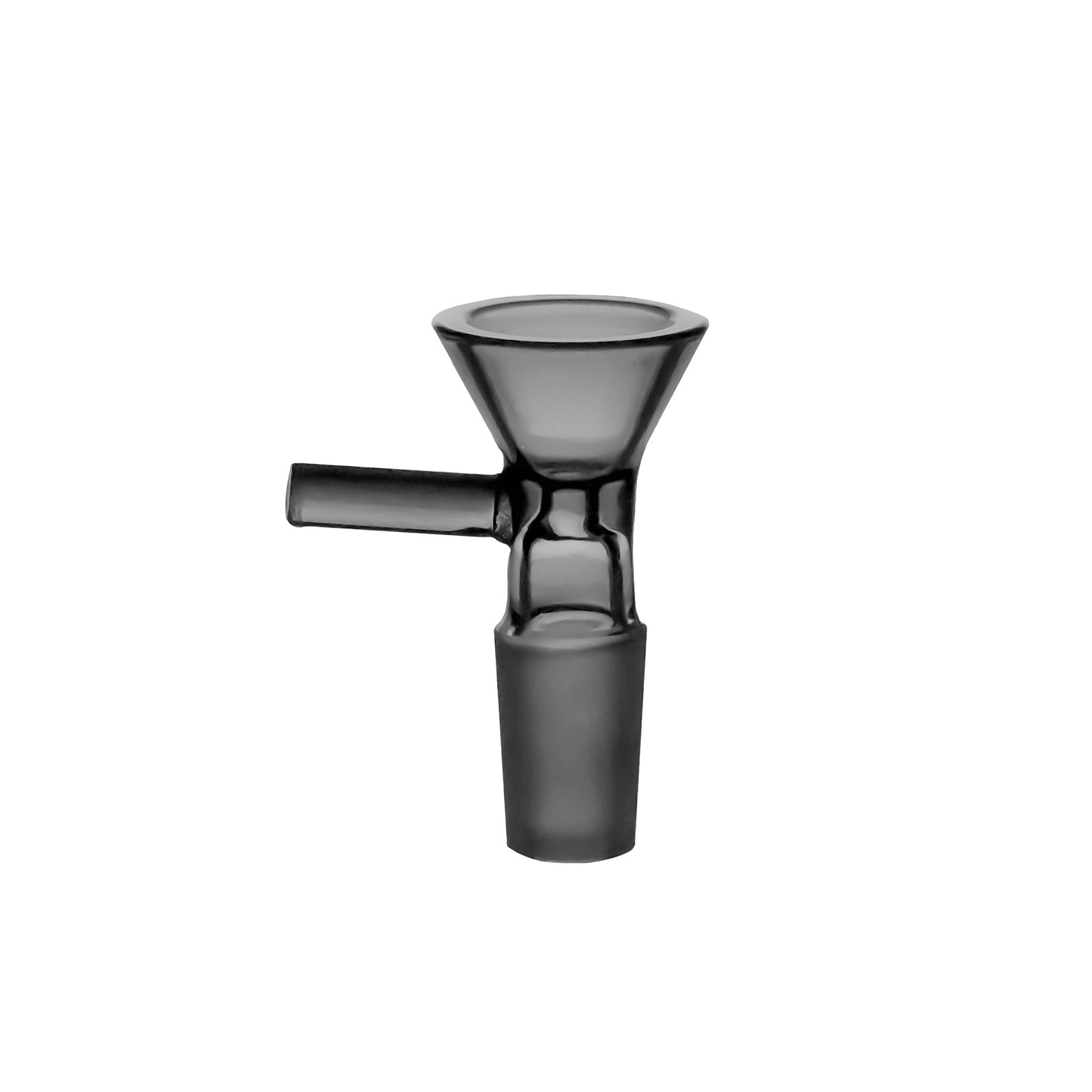 14mm Black Aluminum Bowl Slide With Built-In Screen – Handmade In USA, Unbreakable Water Pipe/Bong Accessory