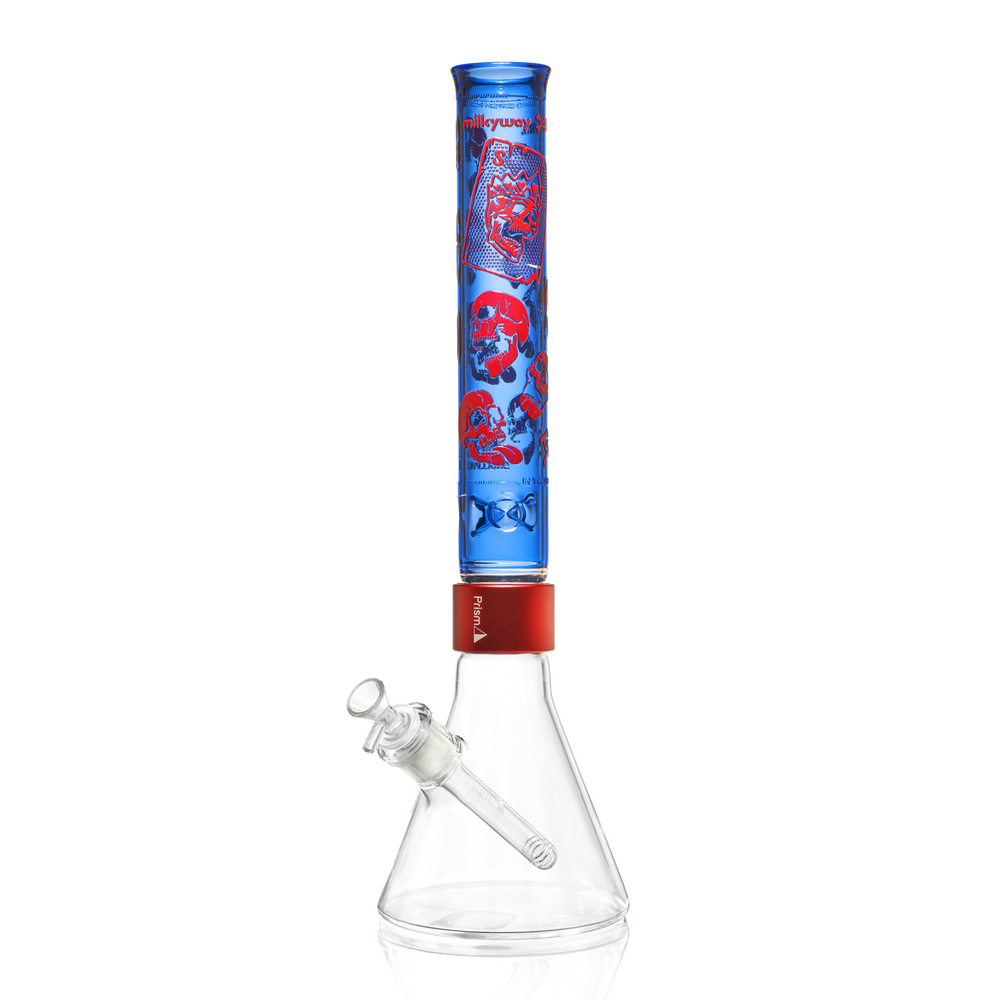 Etched SKULLIANCE Clear Beaker