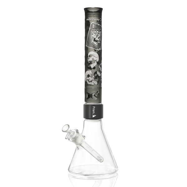 Etched SKULLIANCE Clear Beaker