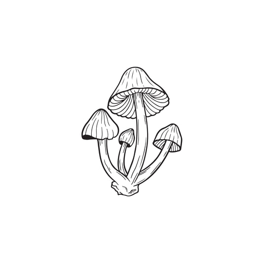 Standard Perc Mushroom Decal