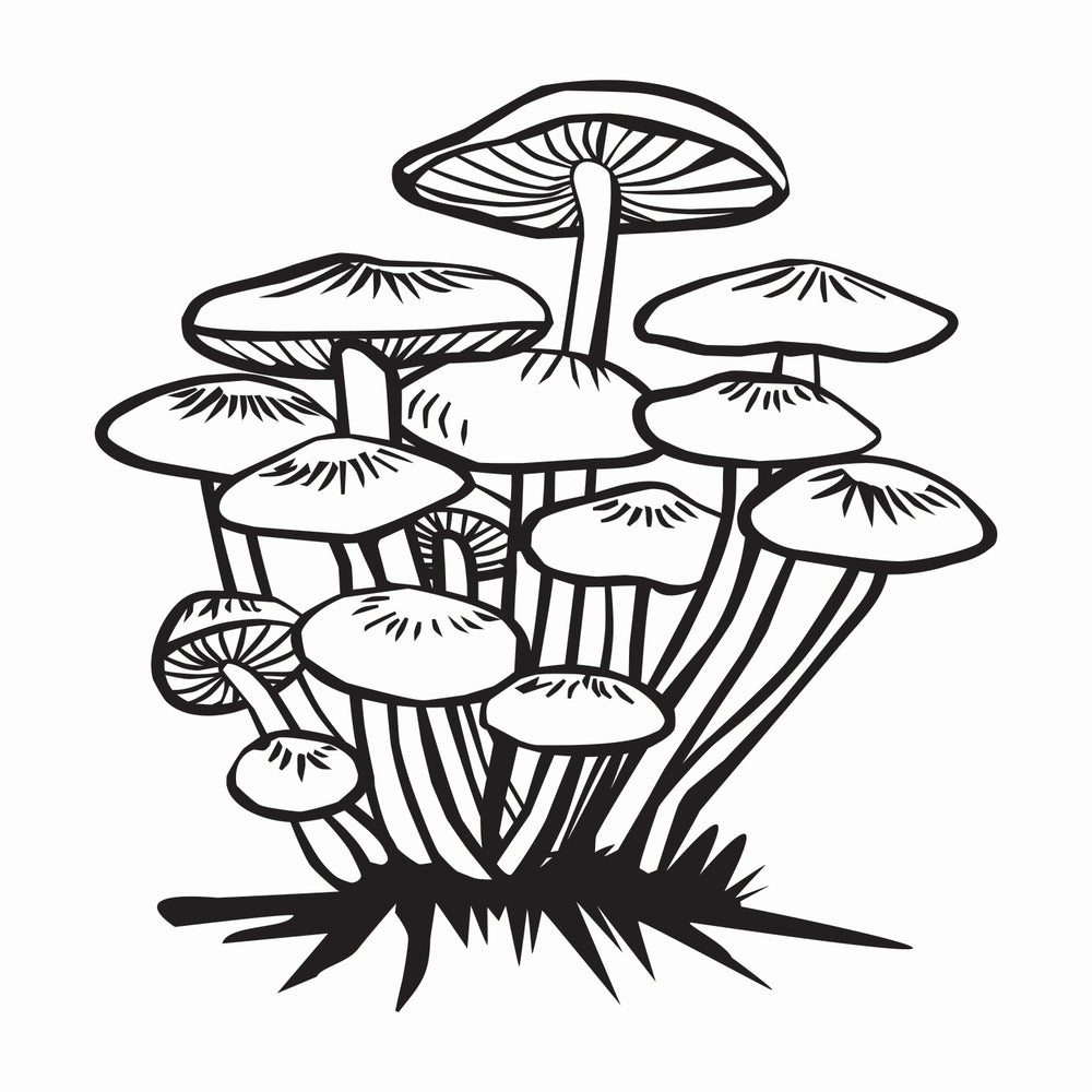 Beaker Mushroom Decal