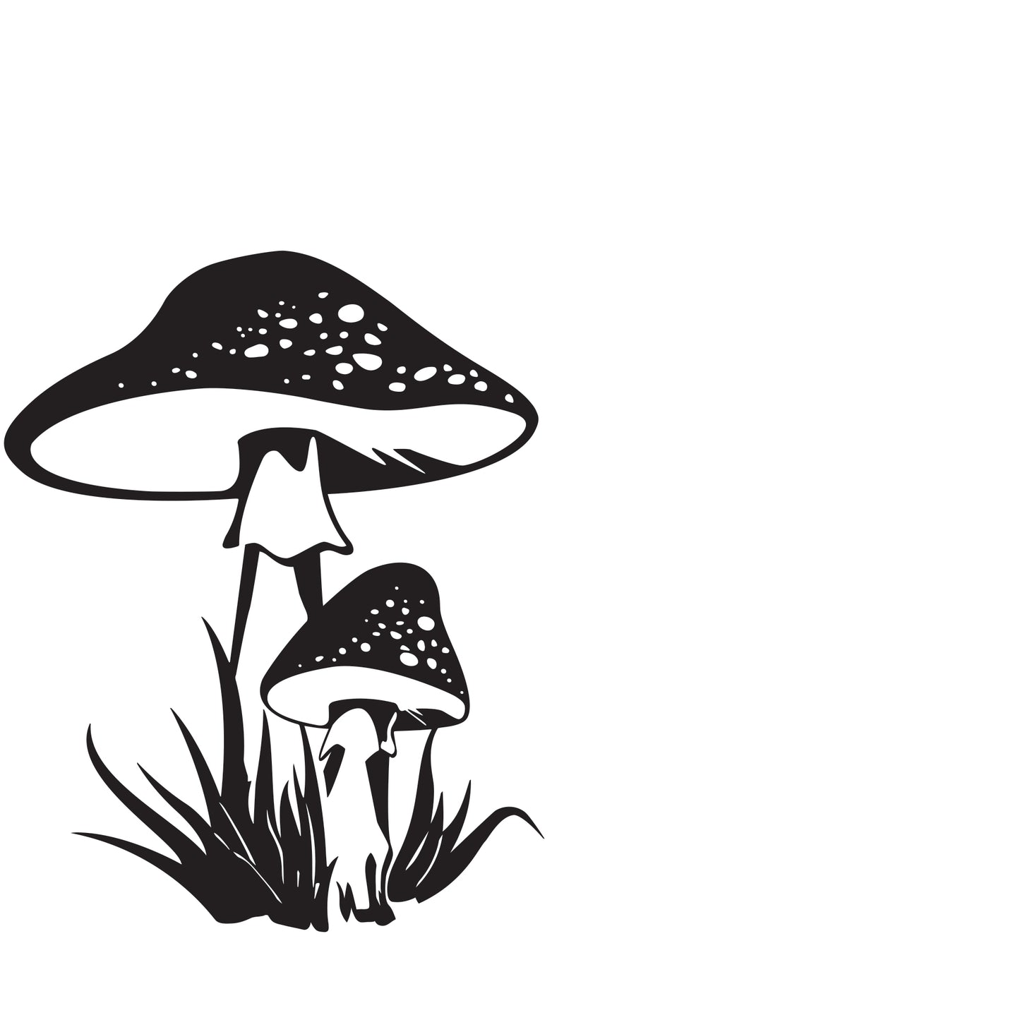 Standard Honeycomb Base Mushroom Decal