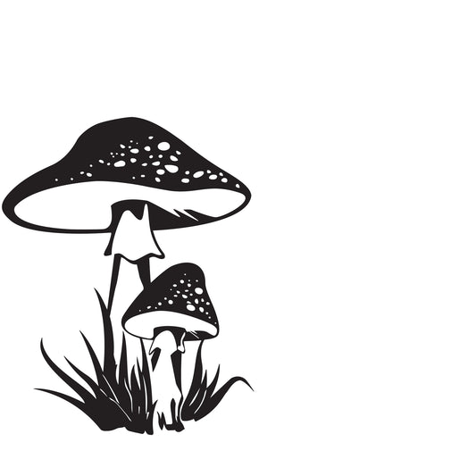Standard Honeycomb Base Mushroom Decal