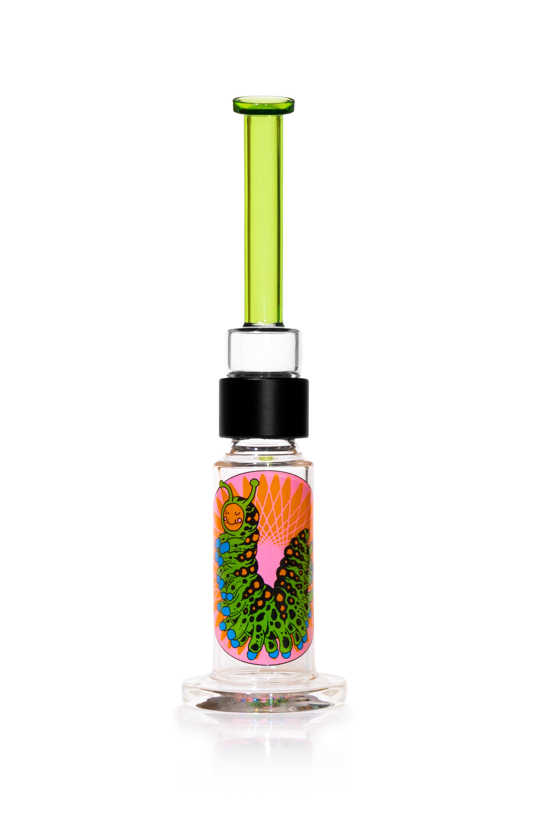 Pond Life Bent Big Honeycomb with colorful psychedelic caterpillar decal design