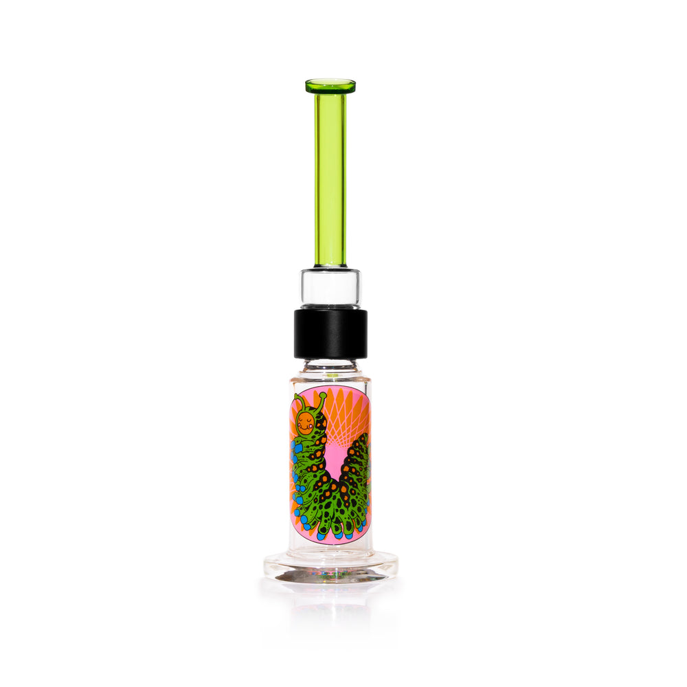 Pond Life Bent Big Honeycomb with colorful psychedelic caterpillar decal design