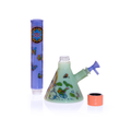 MINI Pond Life Tall Beaker with colorful pond-themed decal design