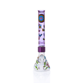 Pond Life Tall Beaker in purple with lily pad decal design