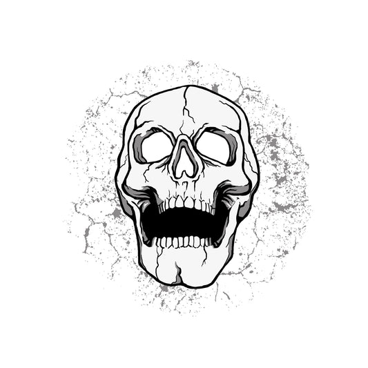 Standard Honeycomb Base Skull Decal