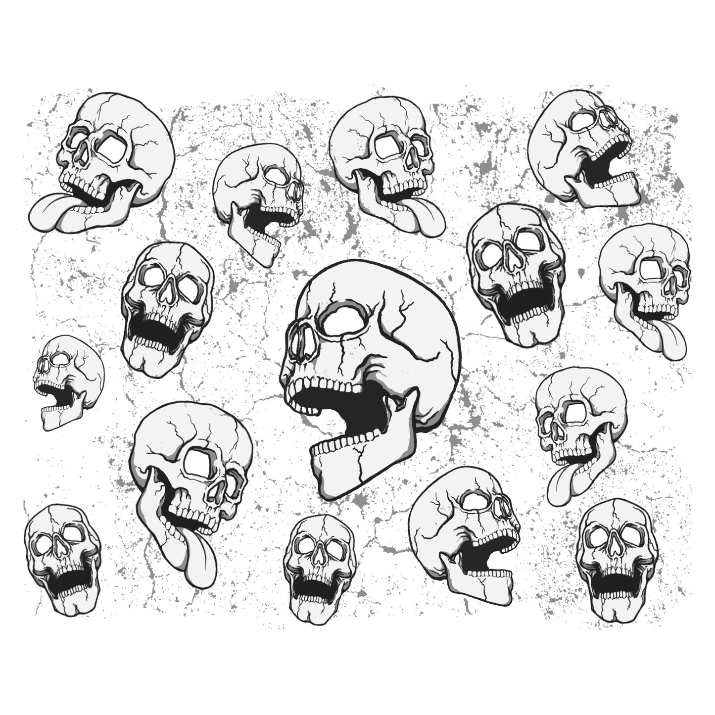 Standard Mouthpiece Skull Decal