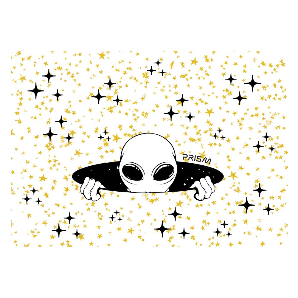 Big Honeycomb Base Spaced Out Decal