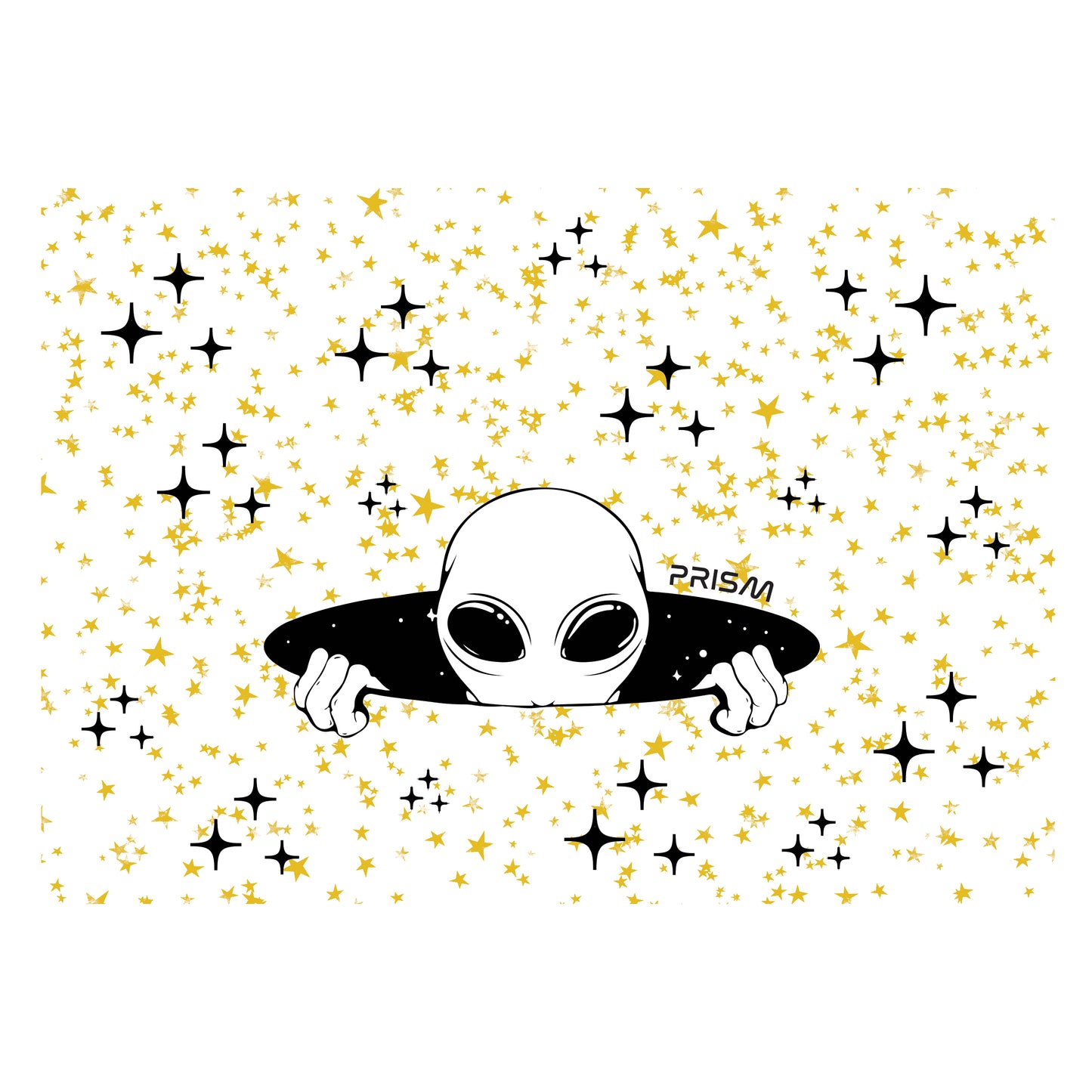 Big Honeycomb Base Spaced Out Decal