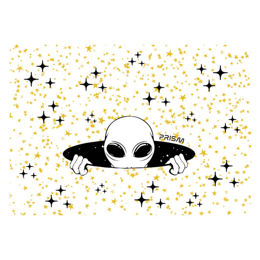 Big Honeycomb Base Spaced Out Decal