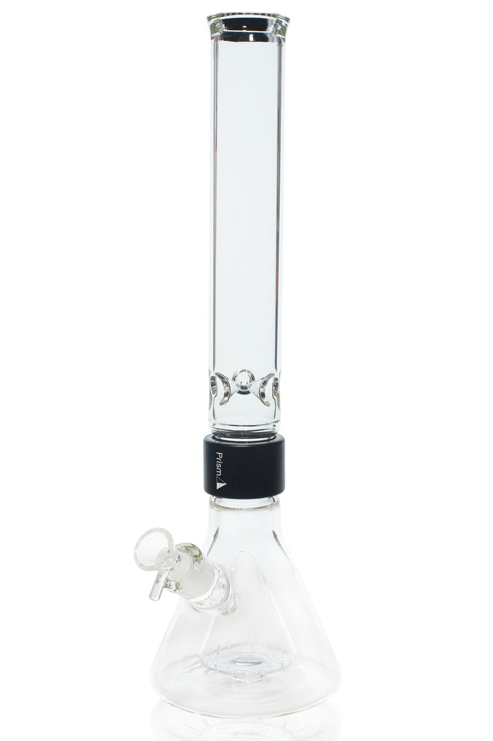 Tall Percolated Beaker Single Stack Clear Black