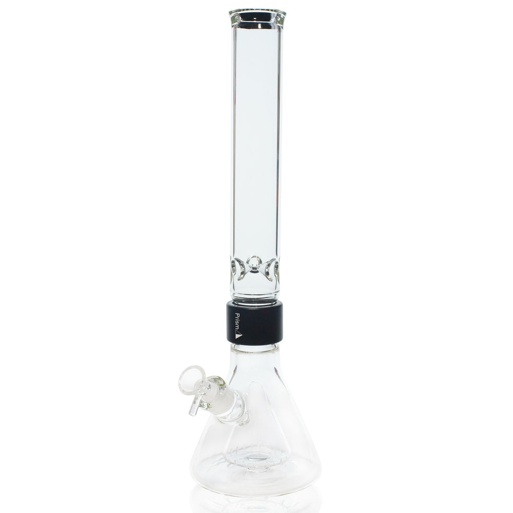 Tall Percolated Beaker Single Stack Clear Black