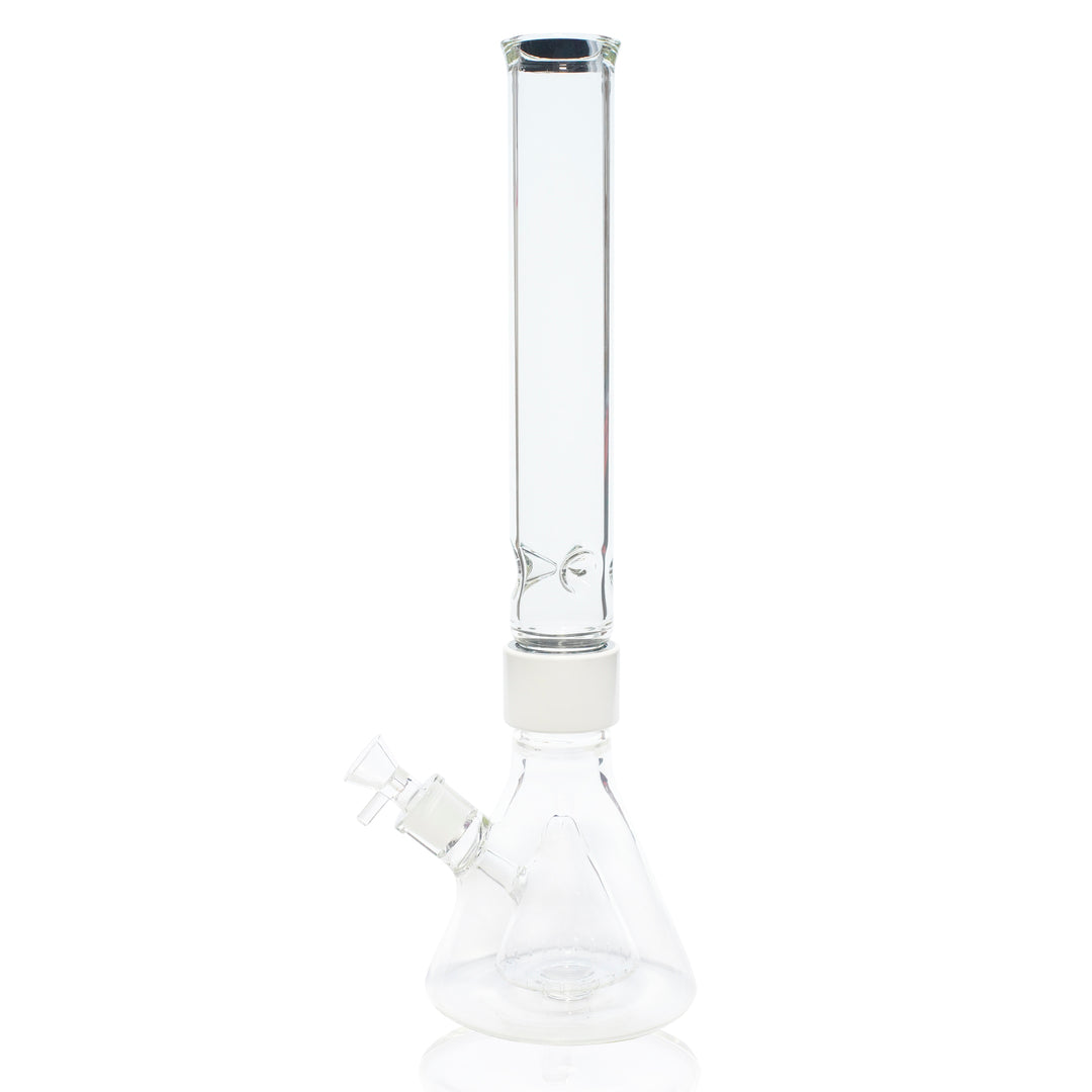 Tall Percolated Beaker Single Stack Clear Black