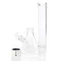 Tall Percolated Beaker Single Stack Clear Black