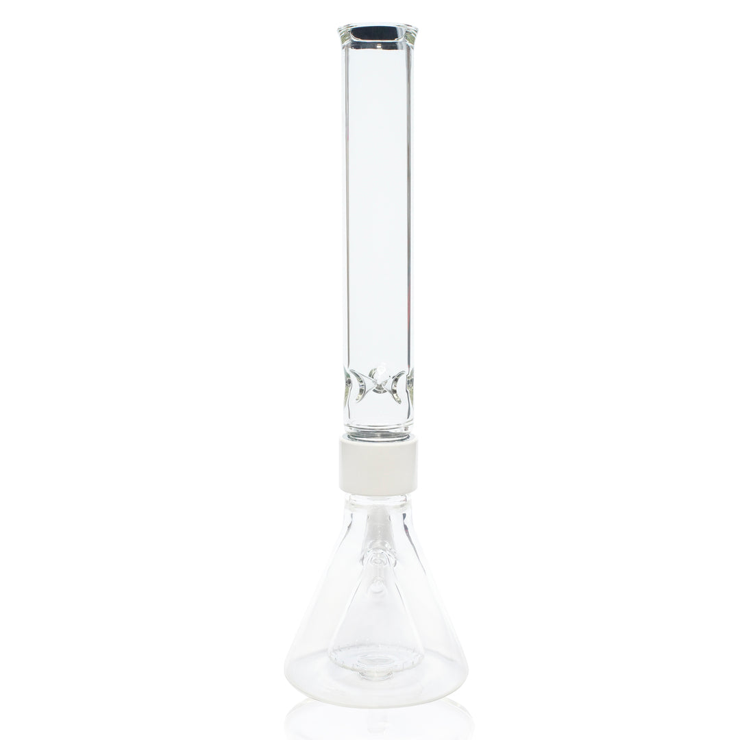 Tall Percolated Beaker Single Stack Clear Black