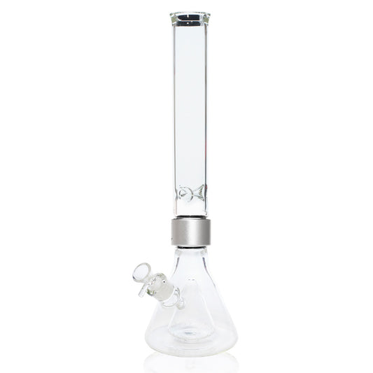Tall Percolated Beaker Single Stack Clear Black