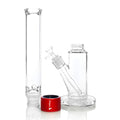 Tall Straight Tube Single Stack Black