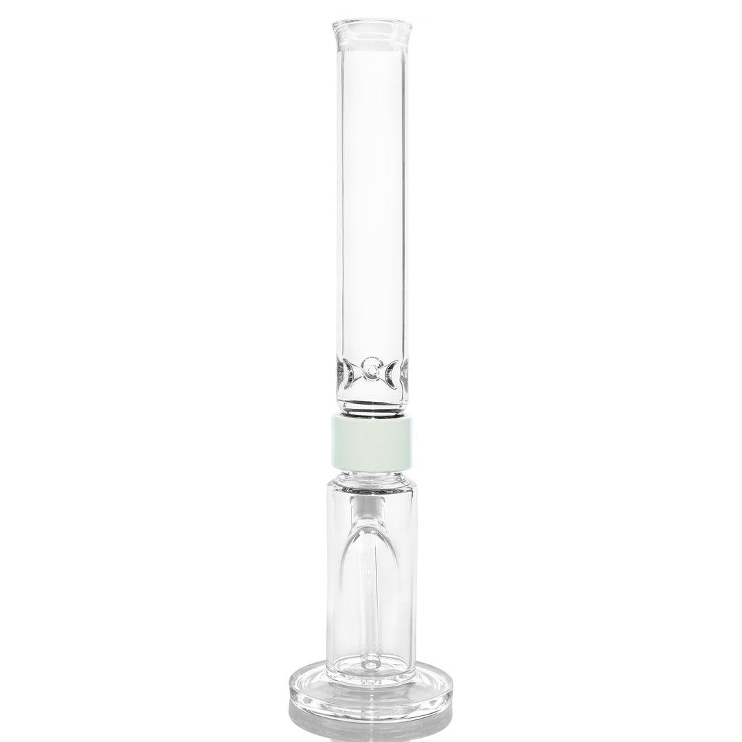 Tall Straight Tube Single Stack Black