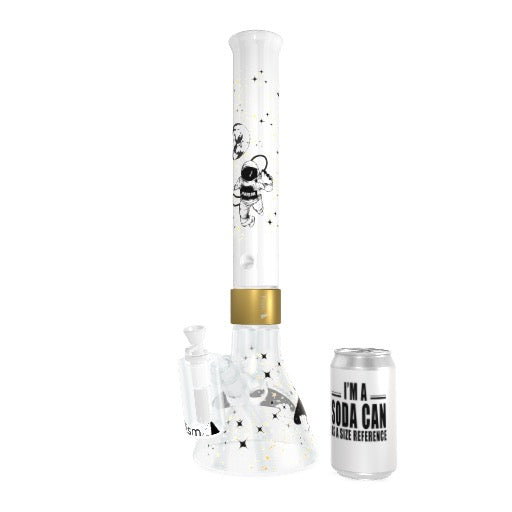 White Spaced Out Beaker Single Stack