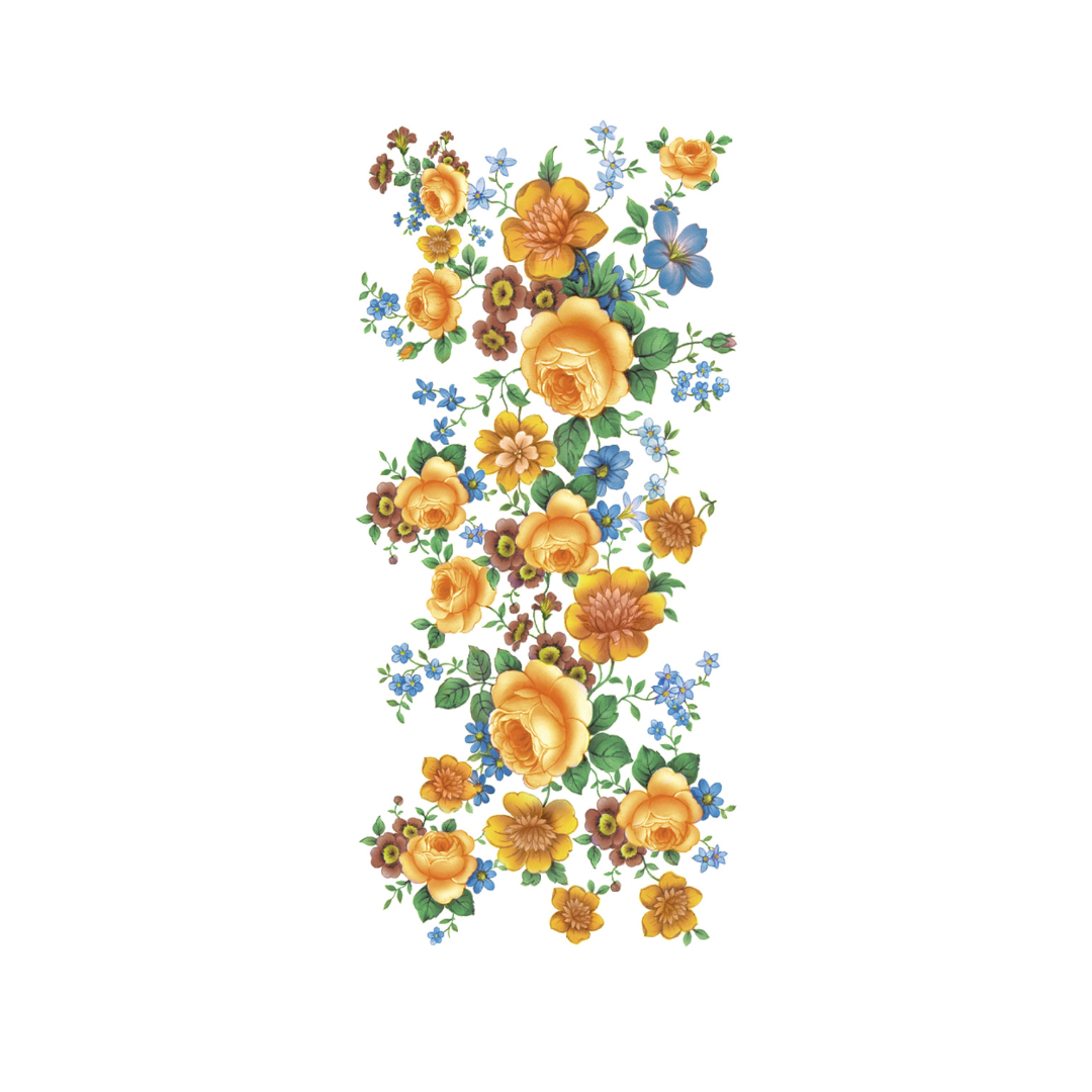 Vintage Floral Beaker Single Stack