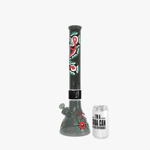 Inked Tall Beaker