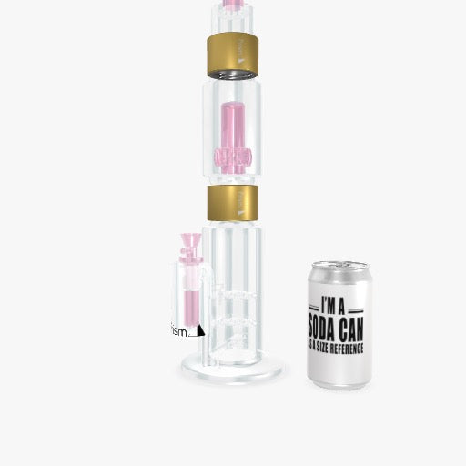 Color Percolated Beaker Double Stack