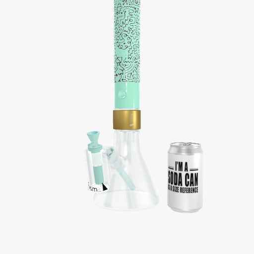 Color Percolated Beaker Double Stack