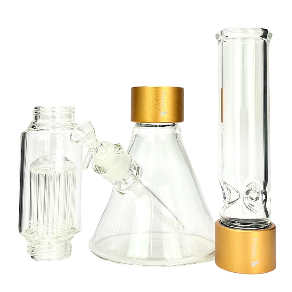 Custom Bongs Done Right. Prism addresses the issues of traditional water pipes making custom bongs possible. With a variety of bong styles you can create your own custom bong whether its a tall bong or small bong. A custom bong makes it easy to have a clean bong and travel bong. Build a new custom bong as the best bong.