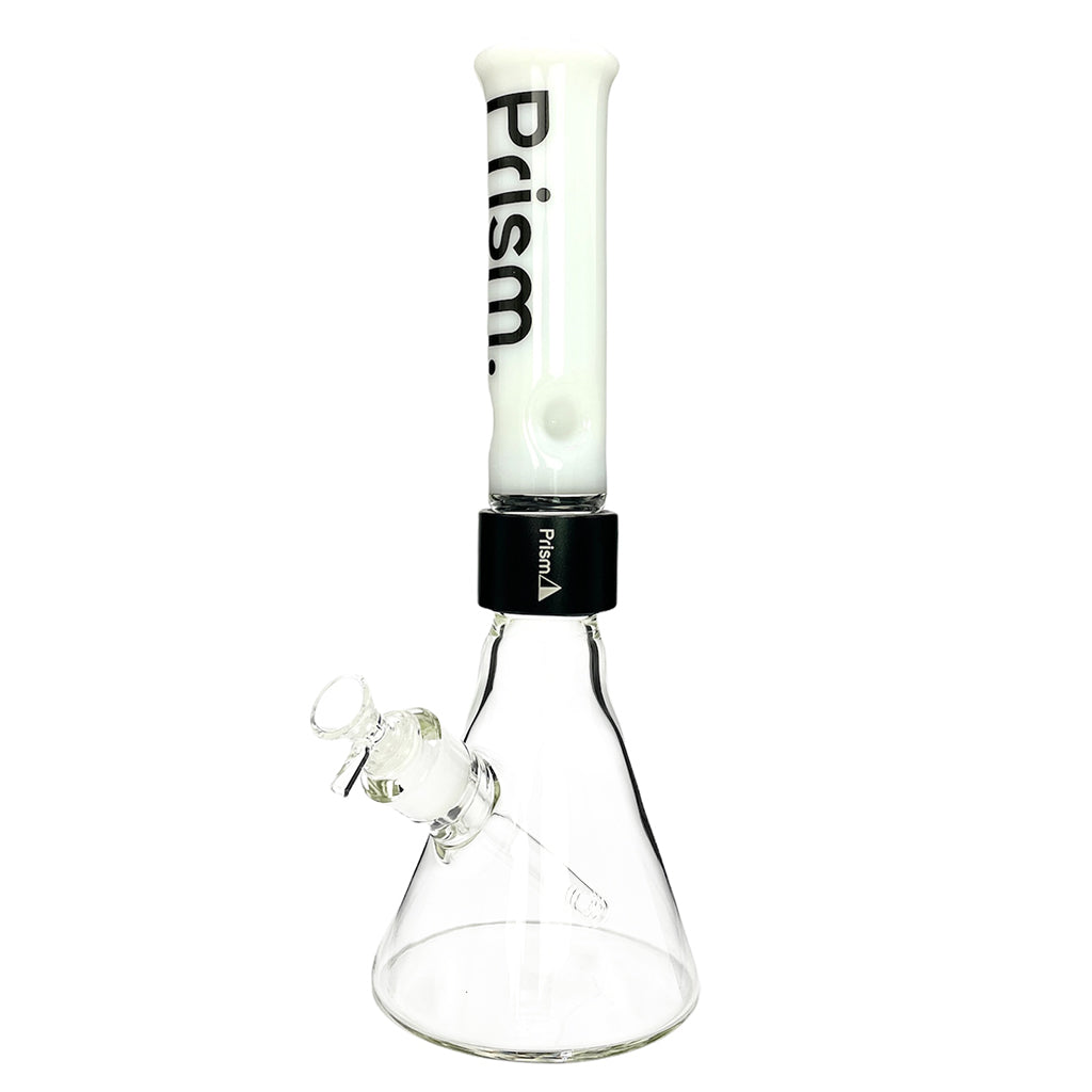 Halo White Prism Beaker Single Stack, isometric view