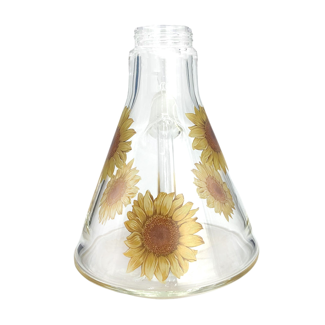 Prism Waterpipes | Custom Bongs | Halo Sunflower Beaker Base